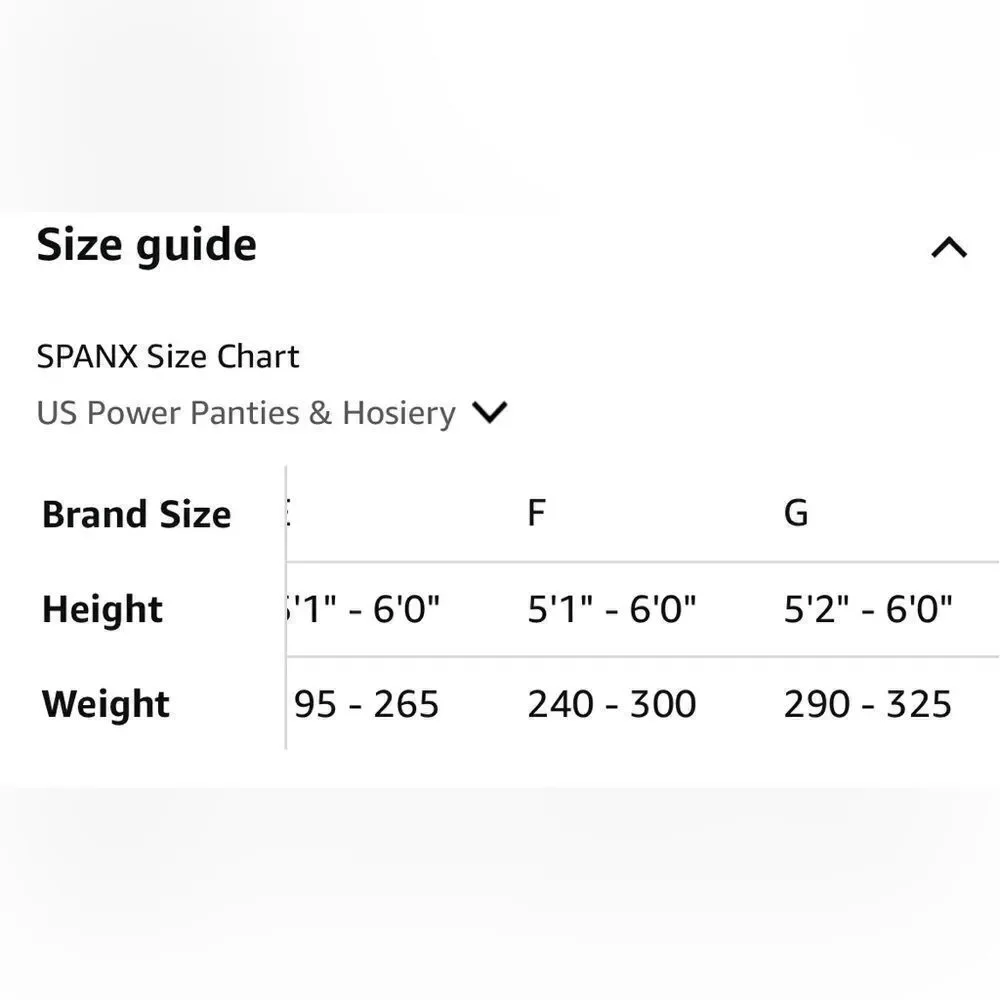 SPANX All the way size G